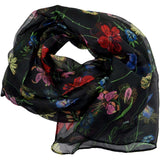 INC International Concepts Women's Sheer Botanical Floral Wrap Scarf