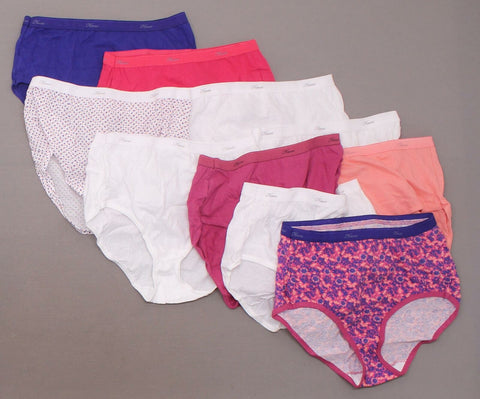 Hanes Women's 10 Pairs Cotton Classic Briefs Panties Underwear –  Biggybargains