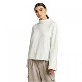 Prologue Women's Modern High Neck Pullover Sweater