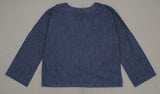Universal Thread Women's Long Sleeve Denim Woven Top