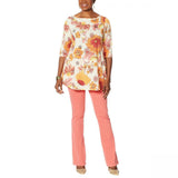 DG2 by Diane Gilman Women's Printed Swing Top