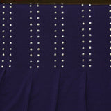 Belldini Plus Size Studded Pleated 3/4-Sleeve Knit Top