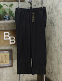 DG2 by Diane Gilman Women's Chambray Woven Wide Leg Pants