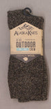 Alaska Knits Women's Hiker Wool Blend Crew Boot Socks