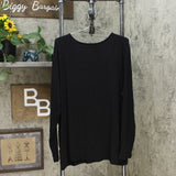 Ava & Viv Women's Plus Size Long Sleeve V-Neck T-Shirt