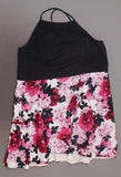 Speechless Trendy Plus Size Solid and Floral Print Dress