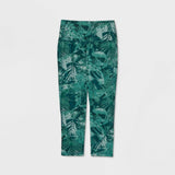 All in Motion Tropical Print Contour Curvy High-Waisted Capri Leggings 566187