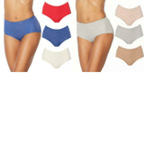 Rhonda Shear Women's 3 Pack Invisible Body Brief Panties