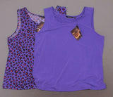 IMAN Women's Plus Size 2 Pack Global Chic Luxury Resort Tank Tops