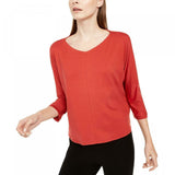 Eileen Fisher Women's V-Neck 3/4-Sleeve Top