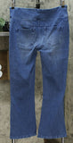 DG2 by Diane Gilman Women's Petite Stretch Knit Twill Boot Cut Jeggings