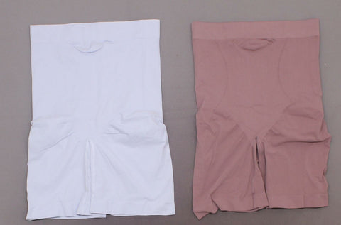 Rhonda Shear 2-pack Medium Support Longline Shorts Mocha / Light Blue 1XL