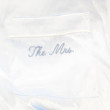 In Bloom by Jonquil Mrs Satin Short Shirt Pajamas Set Blue XL