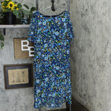 C. Wonder Women's Nantucket Floral Print Cold Shoulder Woven Dress