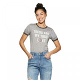 Zoe + Liv Women's Tacos Are My True Love Graphic T-Shirt
