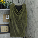 MICHAEL Michael Kors Plus Size Metallic Cowl Back Dress