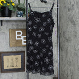 Wild Fable Sleeveless Mesh Seamed Skater Dress