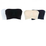 Rhonda Shear 2 Pack Women's Underwire Bandeau Bras With Removable Pads