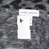 Susan Graver Women's Metallic Novelty Knit Cardigan With Tank Set