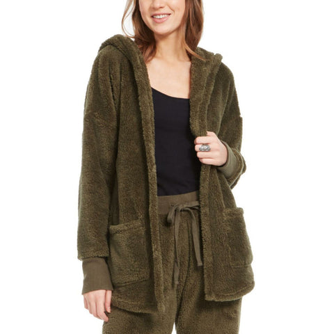 Hippie Rose Women's Junior Fit Plush Cozy Sweater Cardigan