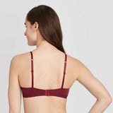 Auden Women's Bliss Lightly Lined Wirefree Bra With Lace