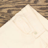 DG2 by Diane Gilman Petite Stretch Floral Fray-Hem Ankle Jeans Cream 4P