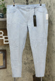DG2 By Diane Gilman Women's Plus Size Sorbet Denim Pull On Skinny Jeans