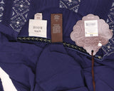 Knox Rose Women's Long Bell Sleeve Embroidered Peasant Top