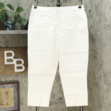 Isaac Mizrahi Live! Women's Petite 24/7 Stretch Crop Pants With Back Slit