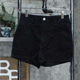 Wild Fable Women's Super-High Rise Jean Shorts Black 6