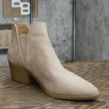 Universal Thread Women's Sylvie Ankle Boots Taupe Brown 10