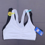 Hanes Women's ComfortFlex Fit Stretch Cotton Sport Bra 2-Pack. H570