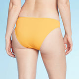 Xhilaration Women's Ribbed Texture Cheeky Bikini Swim Bottom