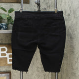 DG2 by Diane Gilman Pull On Bermuda Shorts Black Plus 1X