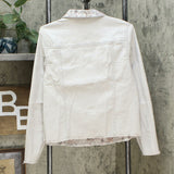 DG2 by Diane Gilman Women's Reversible Twill Denim Jacket