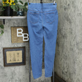Denim & Co. Women's Soft Stretch Smooth Waist Jeans Antique Wash 8 Tall