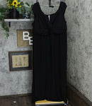 NY Collection Plus Size Sleeveless Ruched Empire Waist Maxi Dress
