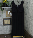 NY Collection Plus Size Sleeveless Ruched Empire Waist Maxi Dress