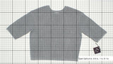 Ava & Viv Women's Plus Size 3/4 Sleeve Shine Pullover Sweater Grey 1X
