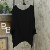 DG2 by Diane Gilman Women's Slit Sleeve Pleat Front Dolman Top