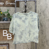 Mighty Fine Women's Let Love Grow Short Sleeve Cropped Graphic T-Shirt