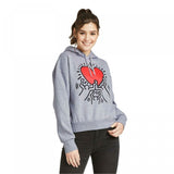 Keith Haring Women's Hooded Graphic Sweatshirt