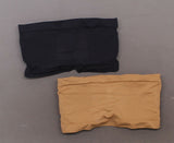 Rhonda Shear 2 Pack Underwire Bandeau Bras Removable Pads Black/ Caramel 2X
