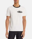 Calvin Klein Men's Short Sleeve Ringer Logo T-Shirt
