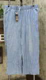DG2 by Diane Gilman Women's Plus Size SoftCell Chambray Wide Leg Pants