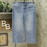 NYDJ Wide Leg Capri Fray Hem Jean Coheed Reg 10