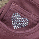 Quacker Factory Short Slim Leg Embellished DreamJeannes Leggings