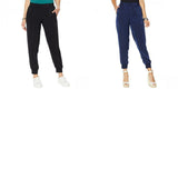 DG2 by Diane Gilman Women's Satin Pull-On Jogger Pants