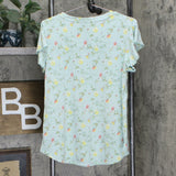 Isaac Mizrahi Live! Women's TRUE DENIM Ditsy Floral Knit Top