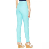DG2 by Diane Gilman Women's Up Lifter Pull On Skinny Jeans Aqua Medium